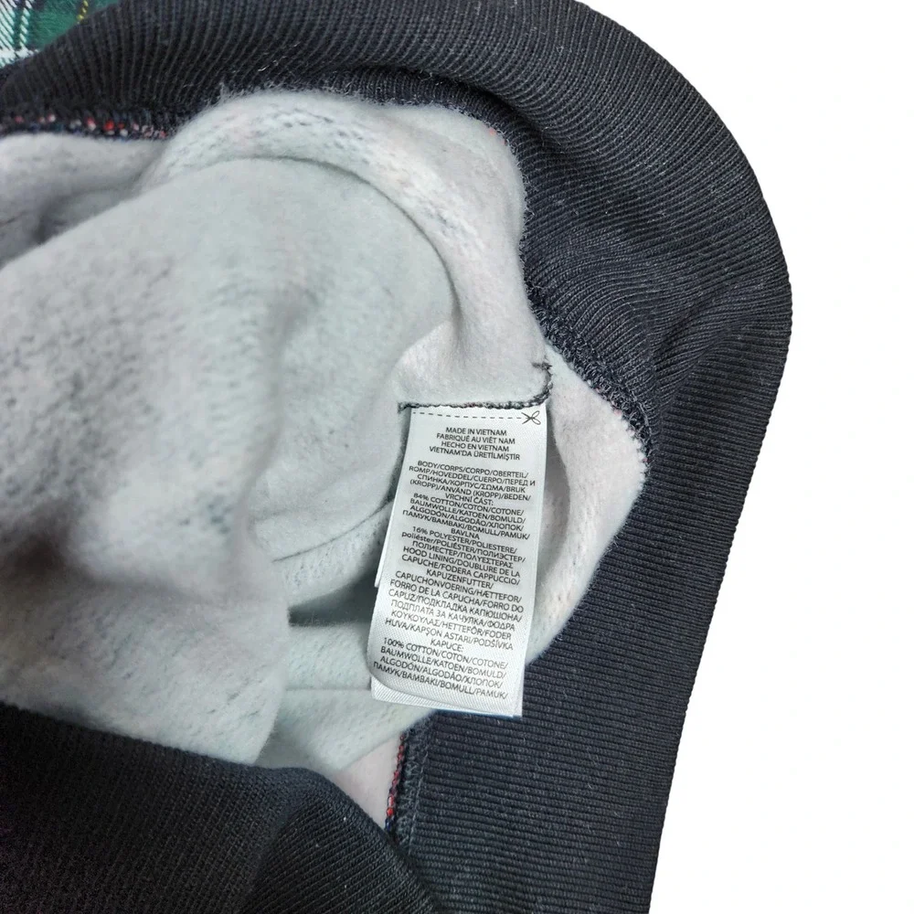 Polo Ralph Lauren Boys Patchwork‎ Plaid Tartan Pullover Hoodie Multicolor Size 6